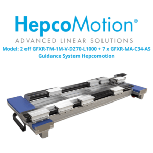Model 2 off GFXR-TM-1M-V-D270-L1000 + 7 x GFXR-MA-C34-AS Guidance System Hepcomotion (1)